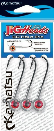 GŁÓWKA JIGOWA 3D HOLO EYE RED 1-4g BLN OP.3SZT KAMATSU 415001004