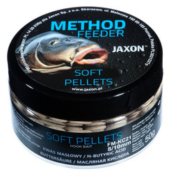 SOFT PELLETS METHOD FEEDER 8/10MM KWAS MASŁOWY 50G JAXON FM-KC21
