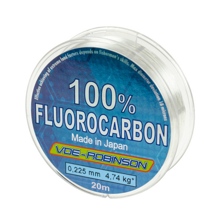 Żyłka VDE-R Fluorocarbon 0.091mm, 20m Robinson 55-AA-091