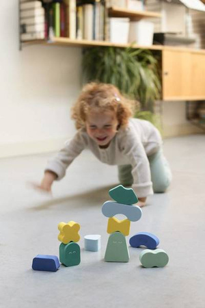 QUUT Klocki piankowe balansowe Blokki Minty Blue