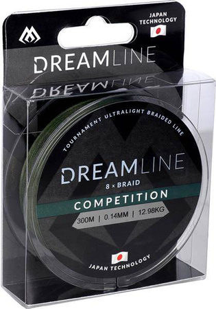 PLECIONKA DREAMLINE ZIELONA GREEN 0.16mm\15.54kg\300m - op. 1szp. MIKADO ZDL000G-300-016