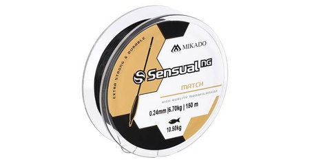 ŻYŁKA - SENSUAL N.G. MATCH 0.18mm/6.5kg/150m - CZARNA - op.1szp.MIKADO ZSN600-150-018