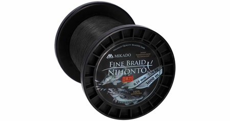 PLECIONKA - NIHONTO FINE BRAID - 0.30mm/29.6kg/3000m - CZARNA - op.1szp.