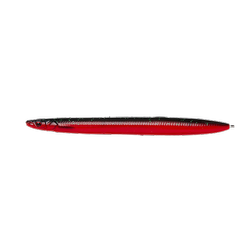 3D SOFT LINE THRU SANDEEL 12.5CM 20G SINKING RED N BLACK Savage Gear (76730)