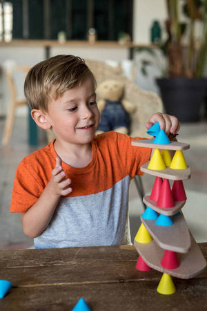 OPPI Kreatywny zestaw konstrukcyjny mały Piks Small 24 elementy 3+