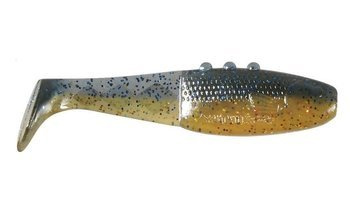 V-LURES Reno Killer PRO - HELL'S OIL 3,5"/8.5cm 3szt./bag CARROT/CLEAR SMKD black/red/gold/blue glitter BOX    DRAGON CHE-RN35D-60-869