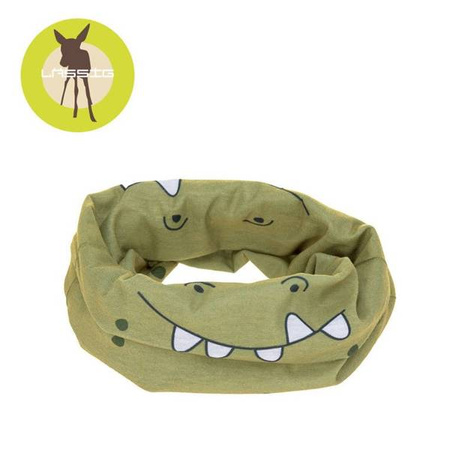 Lassig Wielofunkcyjna chusta komin Flexi Loop Crocodile olive