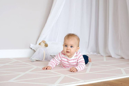 TODDLEKIND Mata do zabawy piankowa podłogowa Prettier Playmat Nordic Vintage Nude Pink