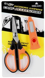 NOŻYCZKI DO PLECIONKI Z OSTRZAŁKĄ - op.1szt MIKADO AMC-005