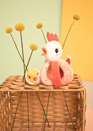 LILLIPUTIENS Grzechotka-chwytak Kokoszka Paulette 6 m+