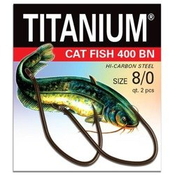 Haczyk Titanium CAT FISH (2 szt.), rozm. 8/0 Robinson 02-P-400BN-8/0