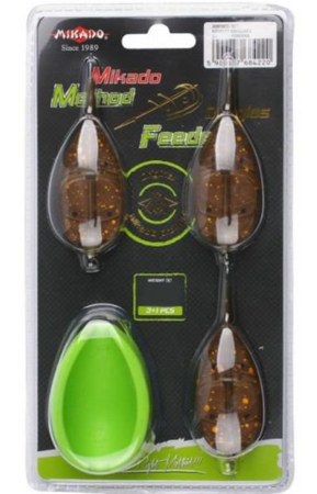 KOMPLET METHOD FEEDER "DOUGLAS" L 30+40+50 g + FOREMKA MIKADO AMFN03L-SET