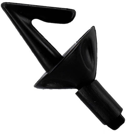 KLIPS - ZACZEP Z TARCZA - CZARNY - op.3szt. MIKADO AM-SUR-ZK01-B