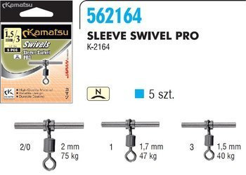 KRĘTLIK Z TULEJĄ PRZELOTOWĄ 7-1mm K-2164 OP.5SZT KAMATSU 562164307