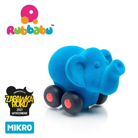 Rubbabu Zestaw 8 sensorycznych zwierzątek - pojazdów mikro (opakowanie zbiorcze 8 szt.)