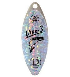 Błystka obrotowa   VIPER srebrny brokat nr 4     DRAGON DDK-11-23-004