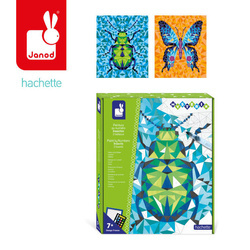 Zestaw kreatywny Malowanie po numerach Owady 2 obrazy Misterix 7+, Janod