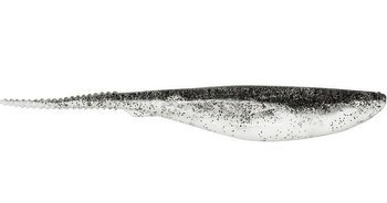 Jerkbait  Jerky PRO 5"/12,5cm 5 szt./bag WHITE/CLEAR black glitter     DRAGON CHE-JK50D-10-950