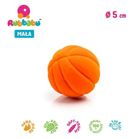 Rubbabu Zestaw 6 małych sensorycznych piłek (opakowanie zbiorcze 48 sztuk)