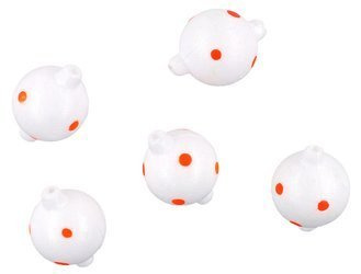 PŁYWAJĄCE KULKI - BIAŁO/CZERWONE - śr. 8mm - op.5szt. MIKADO AM-SUR-KU02-8-W/R