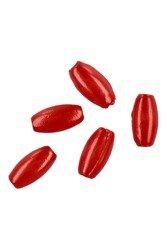 KORALIK RICE PERŁOWY CZERWONY- 6mm - 3/1mm - op.25szt