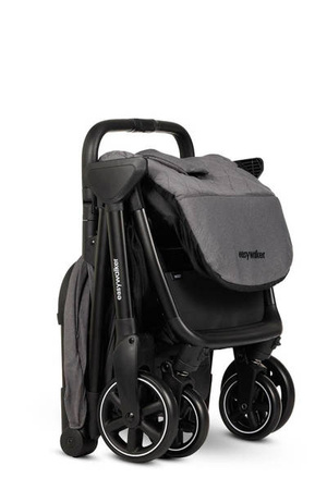 Easywalker Jackey Kompaktowy, samoskładający się wózek spacerowy z torbą transportową Marble Grey