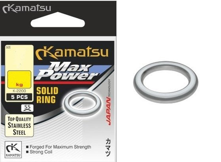 KÓŁECZKO SOLID RING MAX POWER K-2200 5mm/78kg SS OP.5SZT KAMATSU 555259005