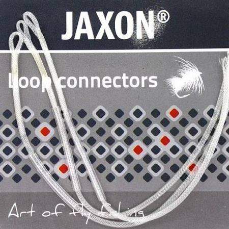 (R) ŁĄCZNIK MUCHOWY SZNURA Z PRZYPONEM 30LB-14KG PRZEZROCZYSTY 1X3SZT JAXON NM-LC01B
