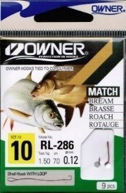 (R) HACZYKI OWNER RL286 SODE 18+PRZYPON 0,08 1X10SZT HO-RL28618