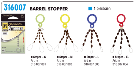 (R) STOPERY BARREL ROZM. L 3X5SZT KONGER 316007003