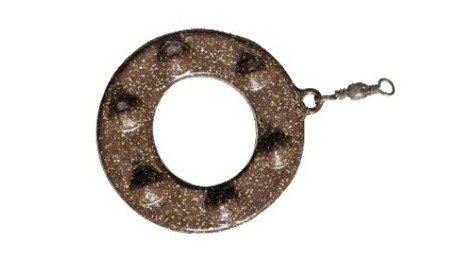 CIĘŻAREK SPIKED RING BRĄZOWY CAMOU 100g OP.1SZT PRO CARP KONGER 665006100