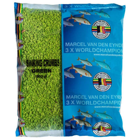 Dodatek zanętowy MVDE Sinking Crumbs Green 500 g Van Den Eynde ED-SCG