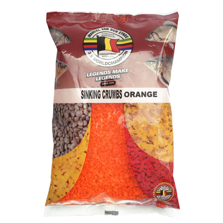 Dodatek zanętowy MVDE Sinking Crumbs Orange 500 g(10szt) Van Den Eynde ED-SCO