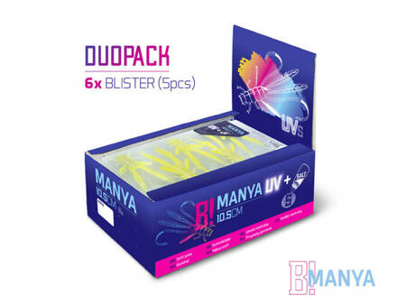 DuoPACK BOX Nimfa Delphin MANYA UVs / 6x 5szt 10.5cm/MINT Delphin (101005219)