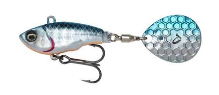 FAT TAIL SPIN (NL) 6.5CM 12.5G SINKING BLUE SILVER Savage Gear (77053)