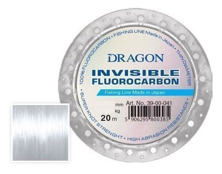 Fluorocarbon  INVISIBLE 20 m 0.16 mm/1.90 kg clear    DRAGON TPO-39-00-016