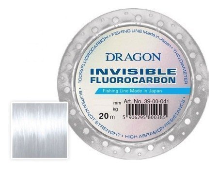 Fluorocarbon  INVISIBLE 20 m 0.22 mm/3.50 kg clear    DRAGON TPO-39-00-022