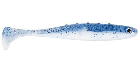 GUMA RIPPER Aggressor PRO - BLUE PEPPER 3"/7.5cm 4szt WHITE/CLEAR blue glitter DRAGON CHE-AG30D-10-960
