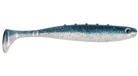 GUMA RIPPER Aggressor PRO - SPARKY AZURE 4"/10cm 3szt CLEAR/CLEAR SMOKED silver glitter blue glitter DRAGON CHE-AG40D-20-216
