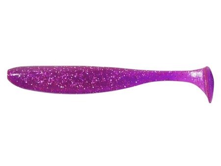 GUMA, RIPPER KEITECH EASY SHINER 3.5'' 8.9CM - LT#33 Purple Chameleon / Silver FLK 1szt. (na sandacza, szczupaka)