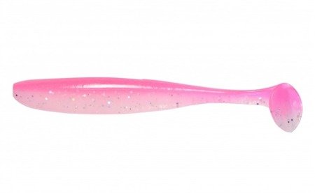 GUMA, RIPPER KEITECH EASY SHINER 4'' 10.2CM - LT#47 Pink Glow (na sandacza, okonia)