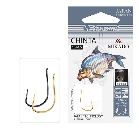 HACZYK SENSUAL - CHINTA Nr 10 G / 0.12mm / 70cm - torebka 10szt. MIKADO HSP9450-10G-012