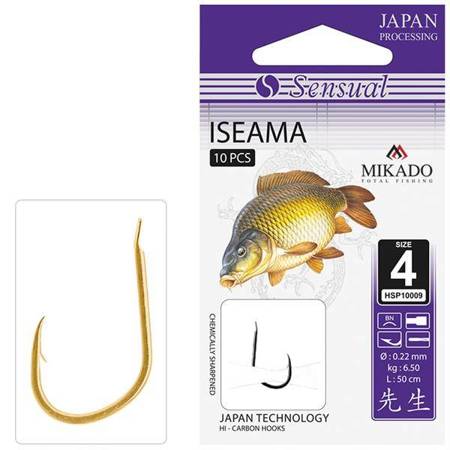 HACZYK SENSUAL - ISEAMA ZŁOTY Nr 2 G / 0.25mm / 70cm - torebka 10szt. MIKADO HSP10009-2G-025