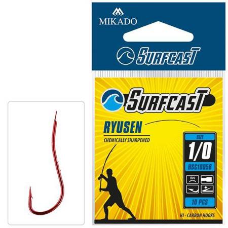 HACZYK SURFCAST - RYUSEN Nr 6 RED - torebka 10szt. MIKADO HSC10058-6R