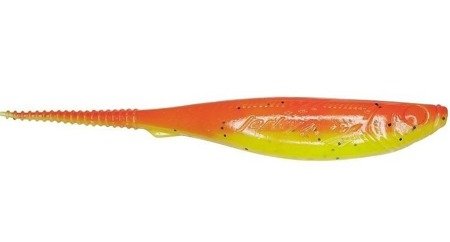 Jerkbait  Jerky PRO 5"/12,5cm 5 szt./bag CHARTRE./ORANGE FLUO black/silver glitter BOX    DRAGON CHE-JK50D-30-415