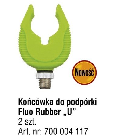 KOŃCÓWKA PODPÓRKI FLUO RUBBER "U" OP. 2SZT KONGER 700004117