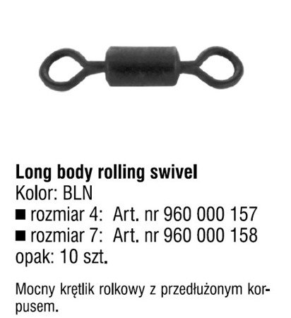 KRĘTLIK LONG BODY ROZMIAR 4 OP.10SZT TEAM CARP KONGER 960000157