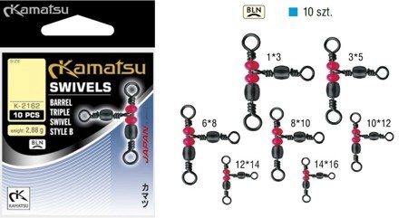 KRĘTLIK POTRÓJNY K2162 ROZMIAR 1*3 KAMATSU 552162010