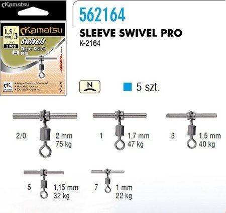 KRĘTLIK Z TULEJĄ PRZELOTOWĄ 1-1,7mm K-2164 OP.5SZT KAMATSU 562164301