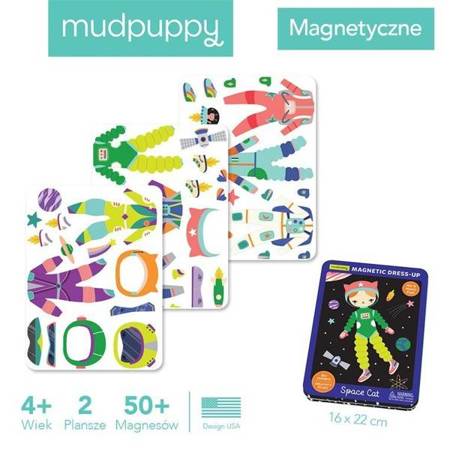 Mudpuppy Magnetyczne postacie Kosmiczny kot 4+